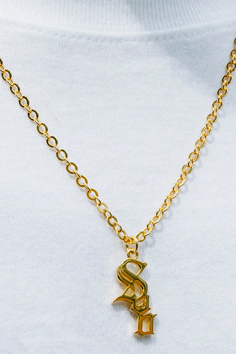 Subciety（サブサエティ）BRASS NECKLACE-CROWD- GOLD