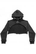 【予約商品】BLXCK Tokyo(ブラックトーキョー) Extra Damaged Crop Hoodie
