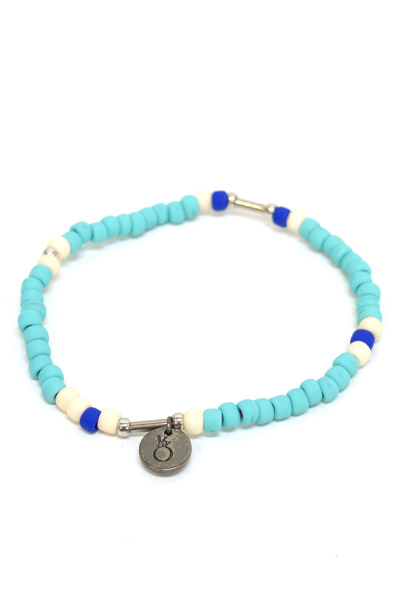 VIRGO Blended Beads Bracelet TURQUOISE