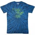【予約商品】GREEN DAY バンドTシャツ ユニセックス: Dookie Line Art (Wash Collection) - BLUE