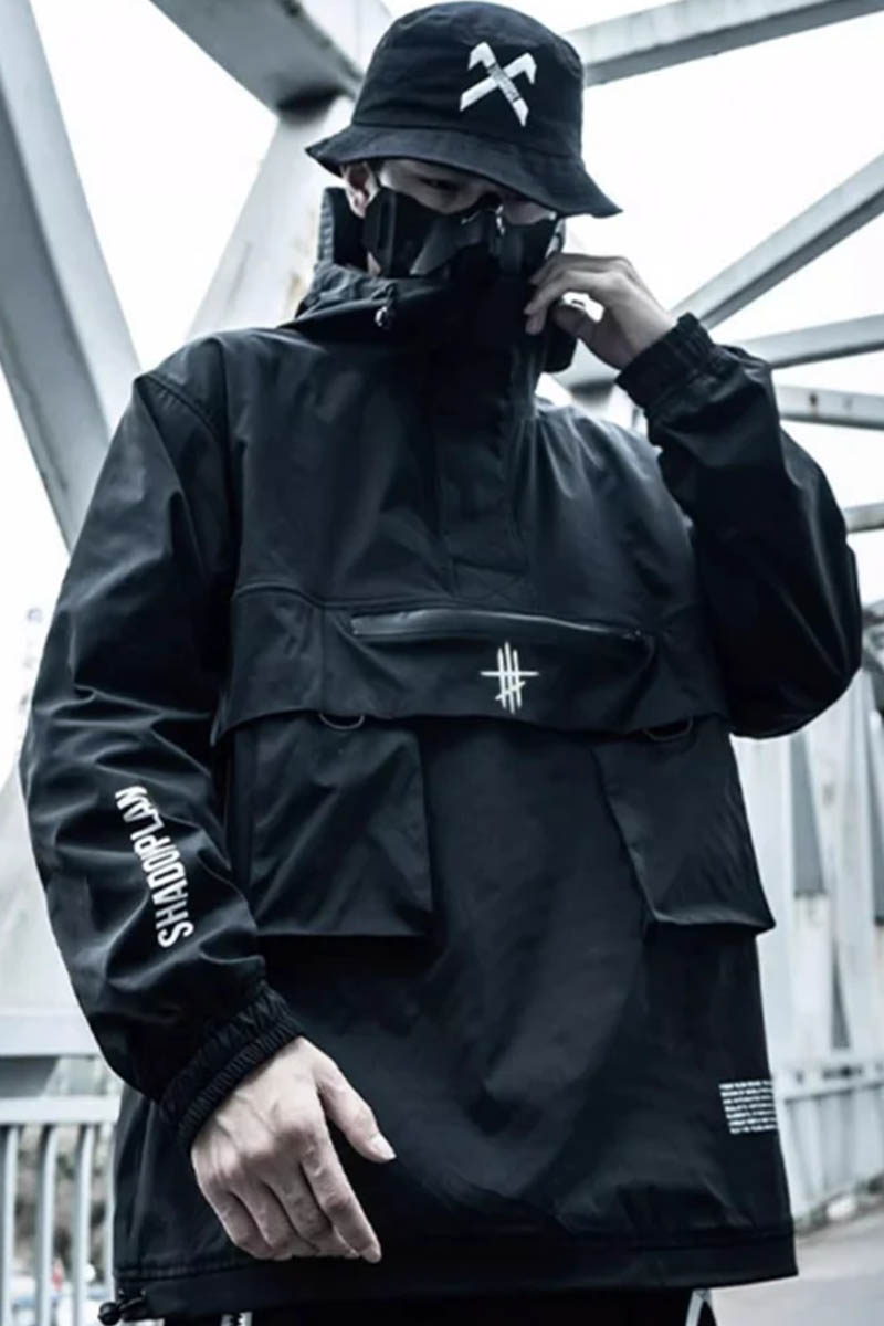 吉業重工 (ヨシワザジュウコウ) 【AOGZ】ファントム・ベロシティシェルパーカー - Black