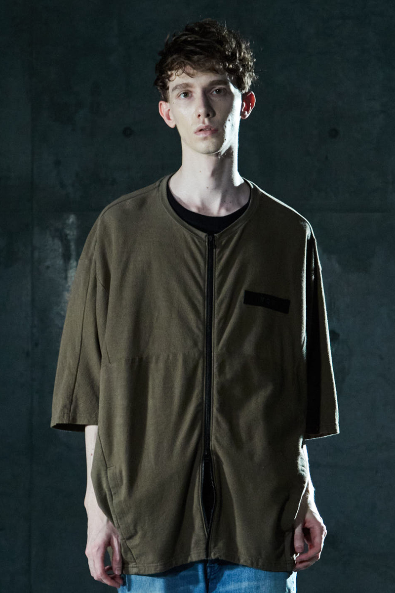 VIRGO KITE ZIPPER CUTSHIRTS KHAKI