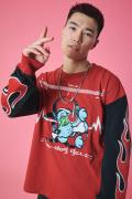 GALFY (ガルフィー) サイバーガルフィーバイオハザードロンTee RED