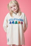 GALFY (ガルフィー) GALFYisDOG ロンTee O.WHITE