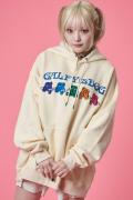 GALFY (ガルフィー) GALFYisDOG パーカー O.WHITE