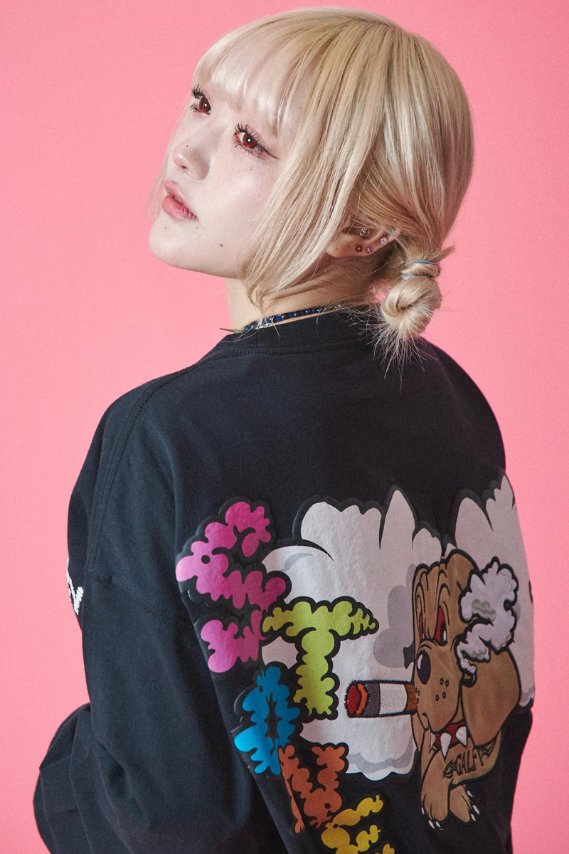 GALFY (ガルフィー) モクモクロンTee BLACK