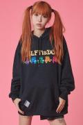GALFY (ガルフィー) GALFYisDOG パーカー BLACK