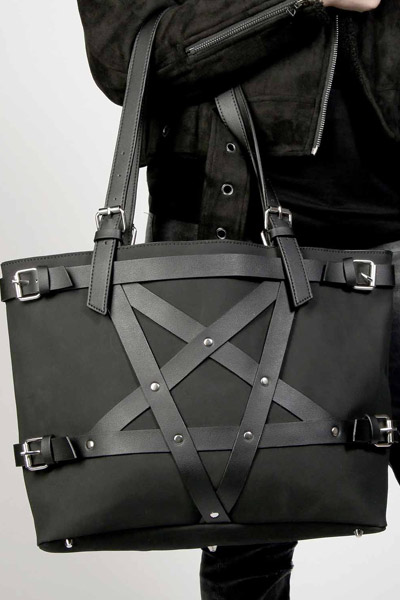 DISTURBIA CLOTHING Pentagram Harness Bag