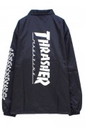 THRASHER THKH-NCJ19 Keith Haring COACH JACKET BLACK