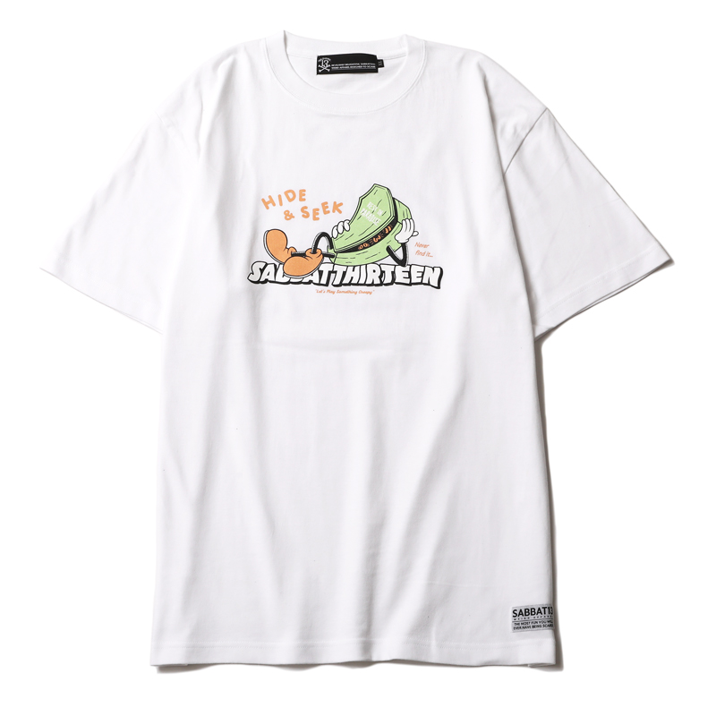 SABBAT13 HIDE&SEEK T WHITE