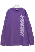 THRASHER THKH-LT19 Keith Haring L/S TEE PURPLE