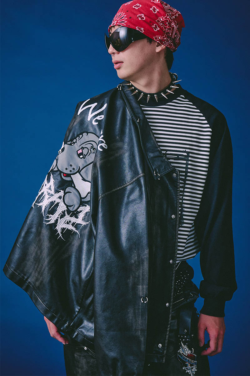 GALFY(ガルフィー) パチパチピアスPUコーチ - Black