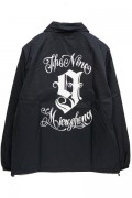 NineMicrophones COACH JACKET-9MC Crew- BLACK/WHITE