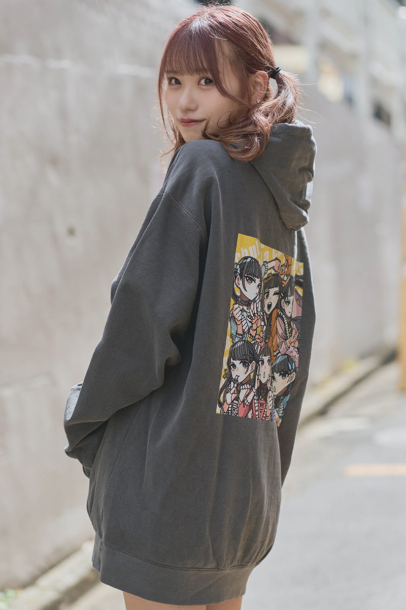 chuLa × scene tokyo コラボ・パーカーYELLOW