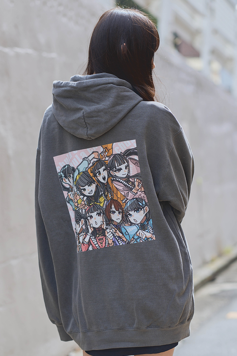 chuLa × scene tokyo コラボ・パーカー PINK