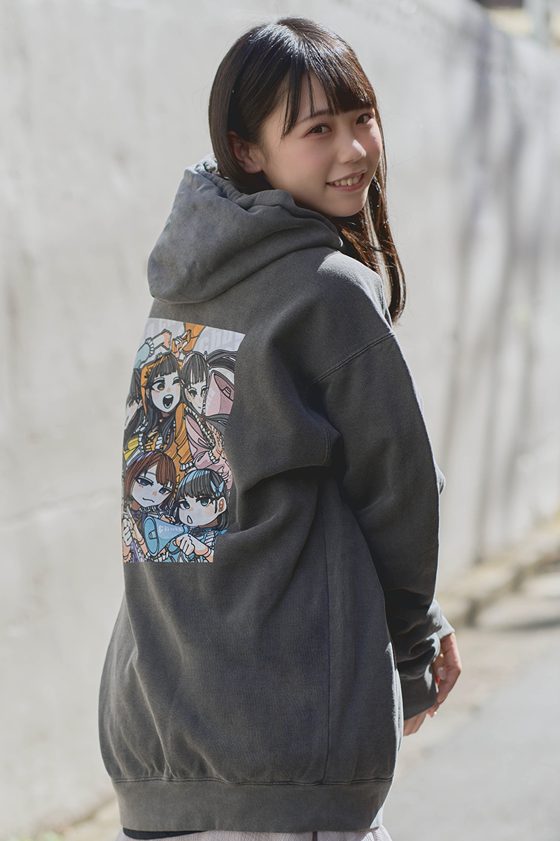 chuLa × scene tokyo コラボ・パーカー WHITE