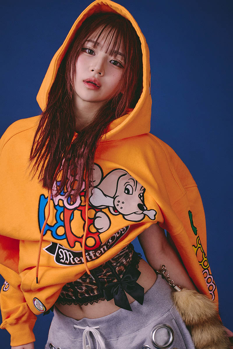 【予約商品】GALFY (ガルフィー) メリケン　HERTSパーカー - Orange