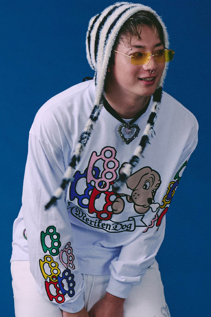 GALFY (ガルフィー) メリケン HERTS ロンTEE - White