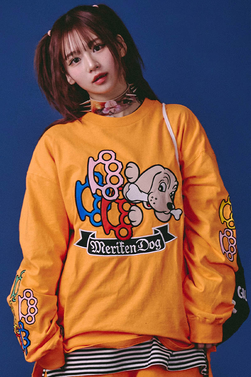 GALFY (ガルフィー) メリケン HERTS ロンTEE - Orange