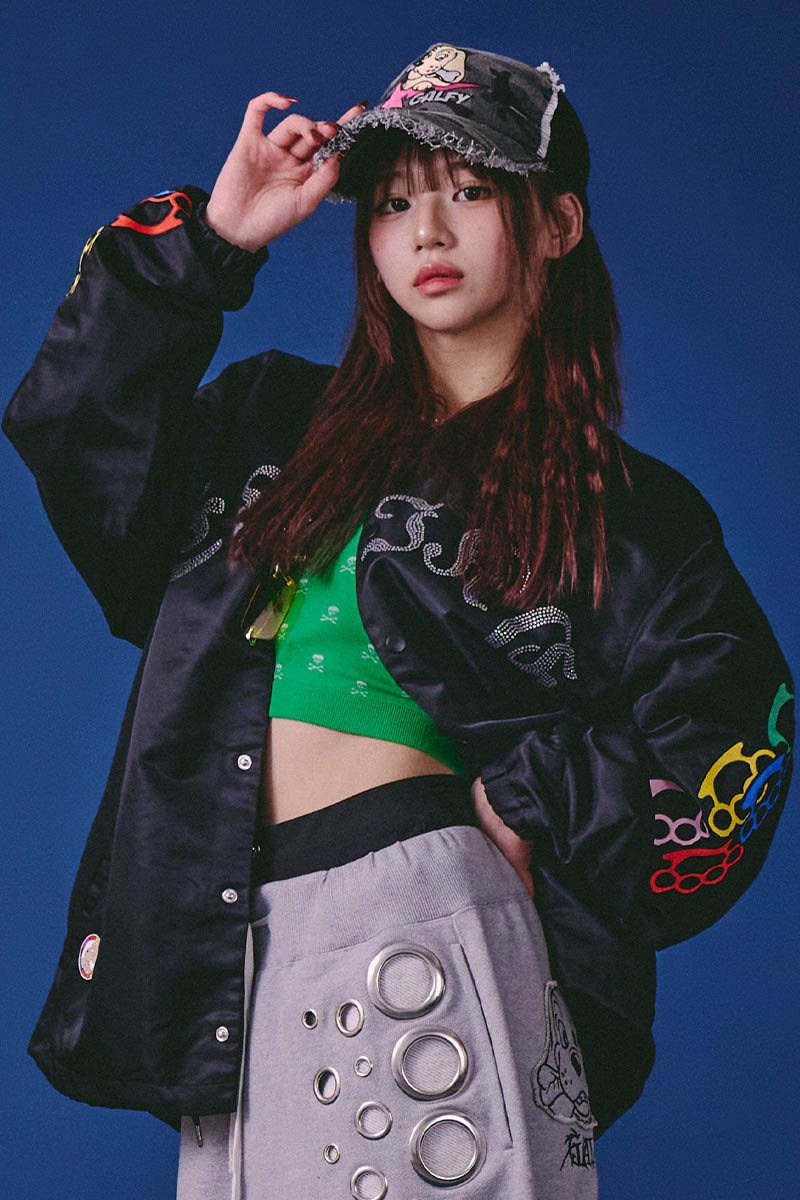 GALFY (ガルフィー) メリケン HERTS コーチJKT - Black