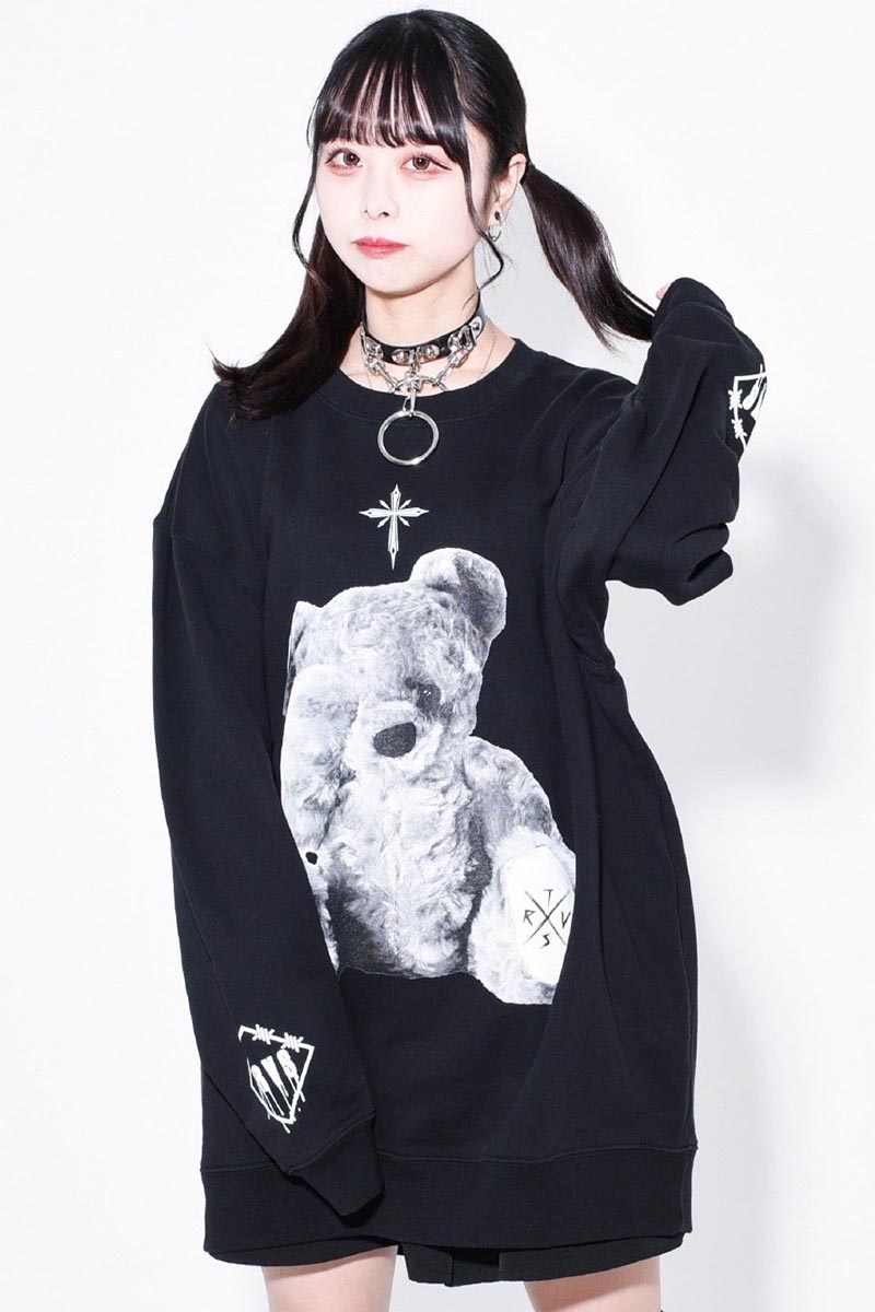 【最新入荷】 TRAVAS TOKYO【トラヴァストーキョー】 bearプルオーバー Furry トップス