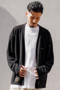 Subciety (サブサエティ) HAORI CARDIGAN BLACK