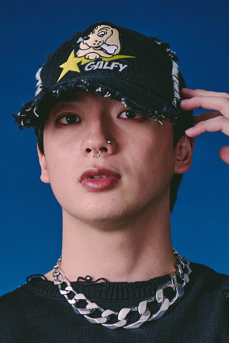 【予約商品】GALFY (ガルフィー) 星のわんちゃんボロボロCAP -  Black