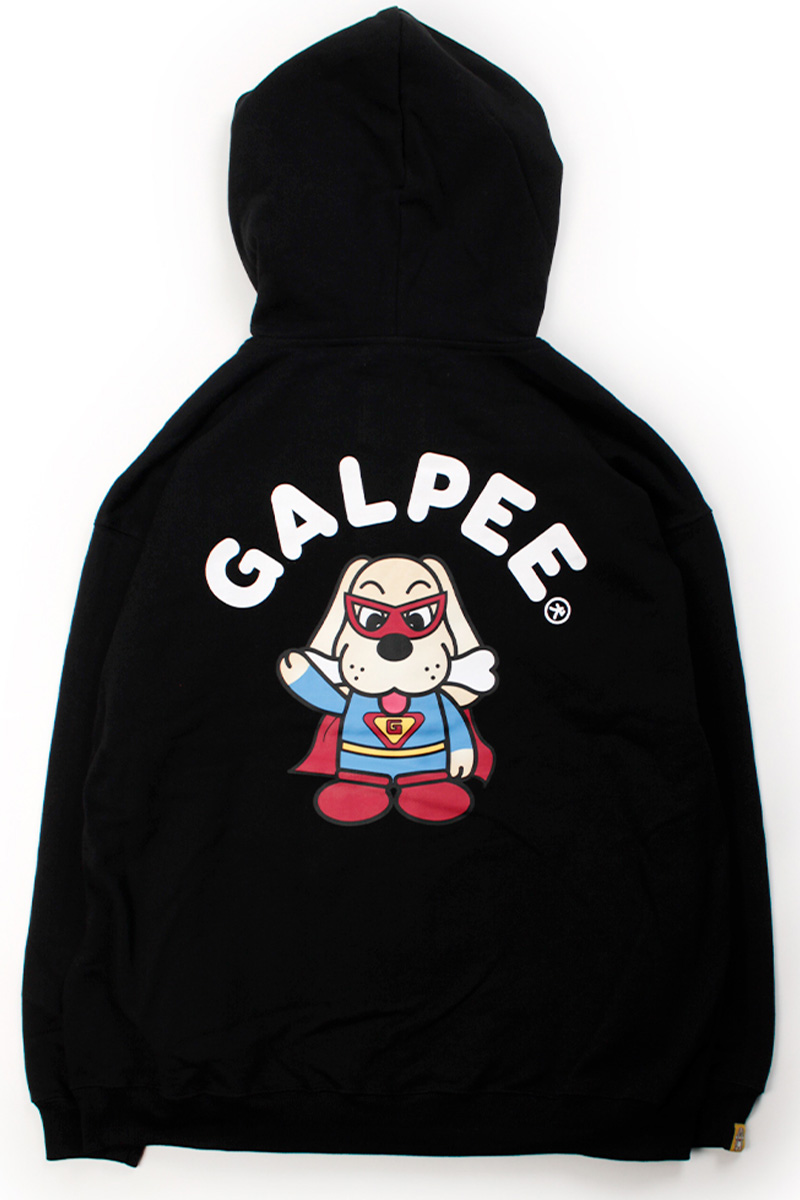 GALFY (ガルフィー) ヒーローGALPEE ZIPパーカー - Black