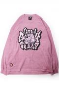 GALFY (ガルフィー) さらっとグラフィティ染め染めロンTEE - Pigment Pink