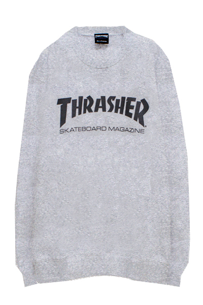 THRASHER TH8401 MAG LOGO SWEAT GRAY/BLACK