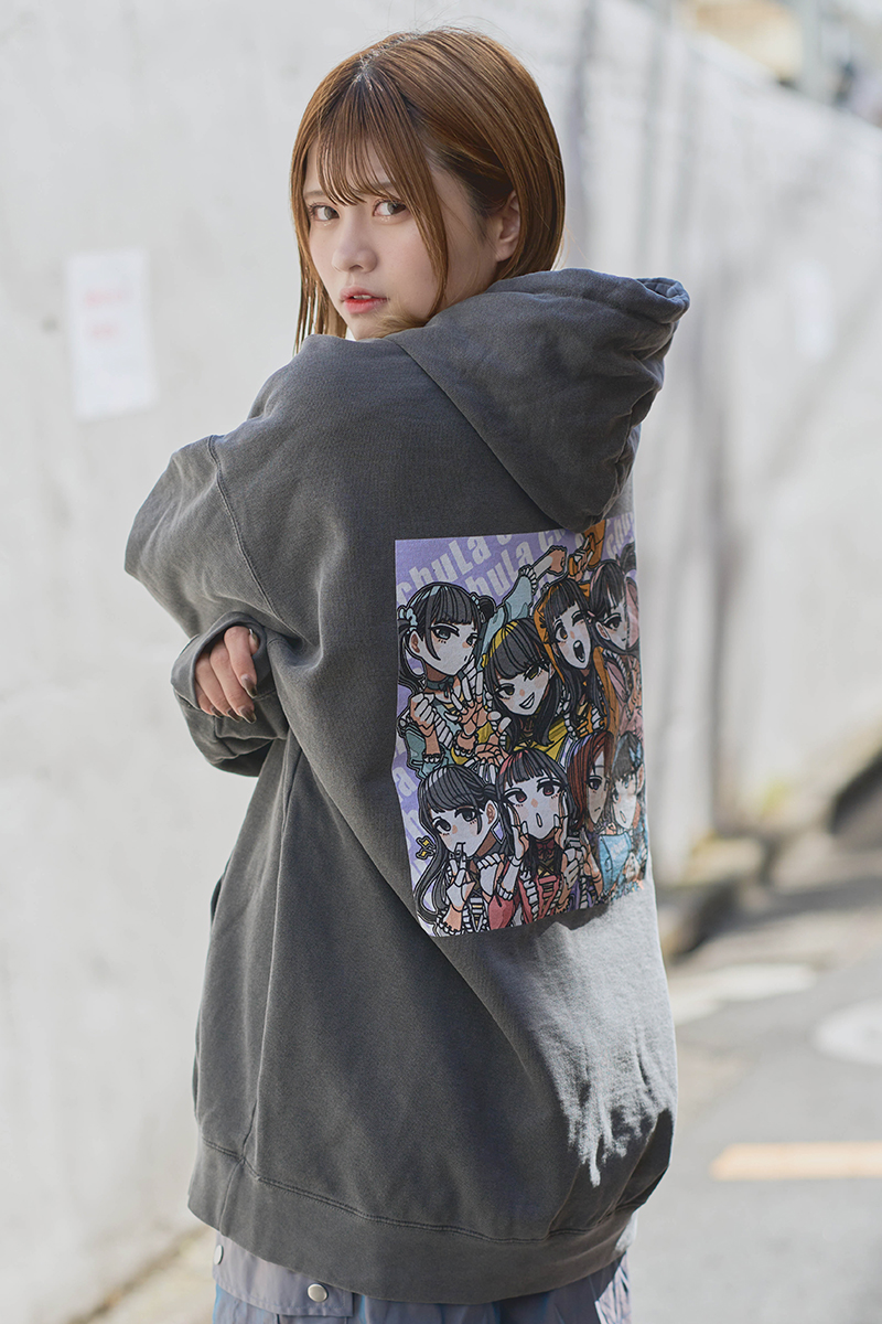 chuLa × scene tokyo コラボ・パーカー PURPLE