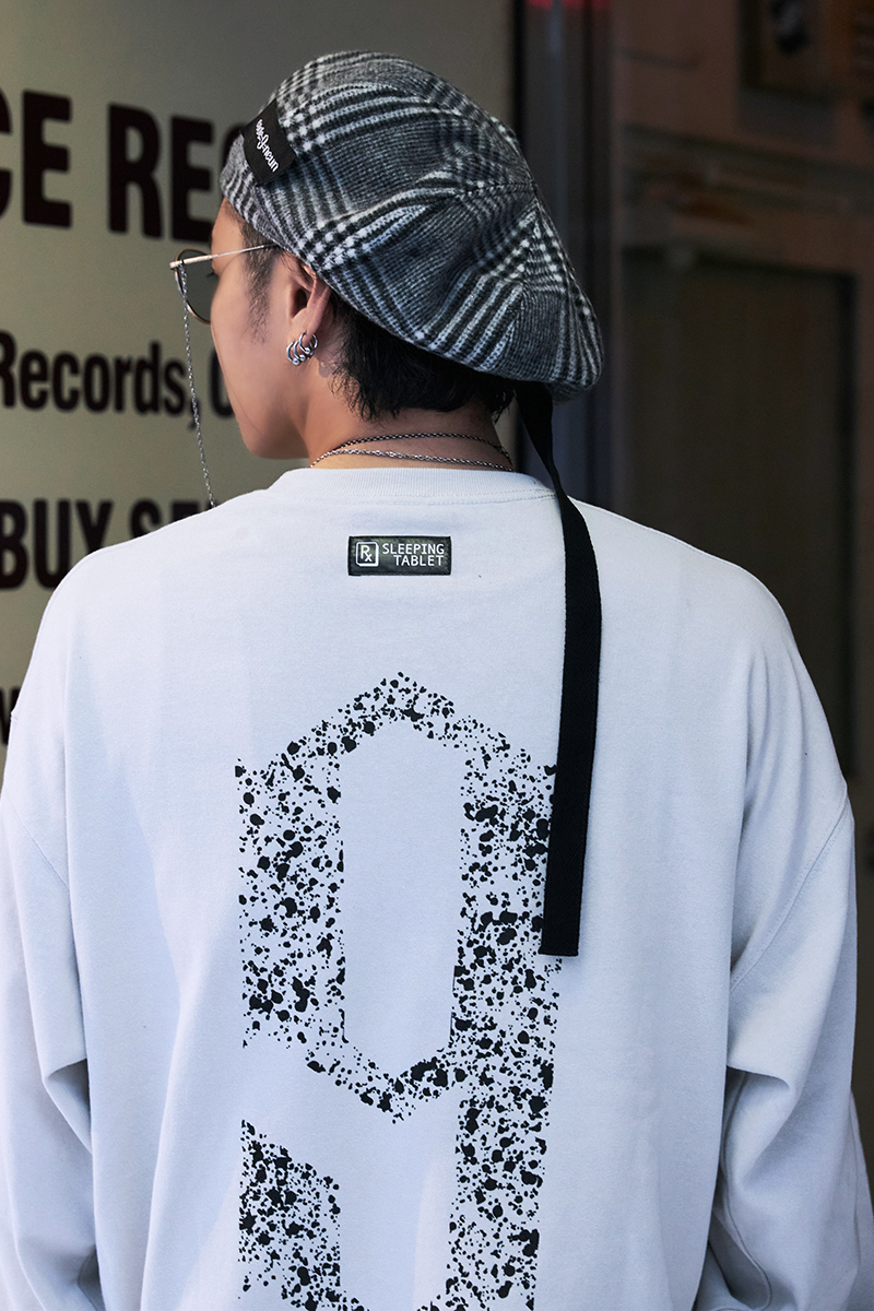 吾龍 / KOOL × SLEEPING TABLET　IX [ HEAVY WEIGHT LONG SLEEVE ]  GRAY