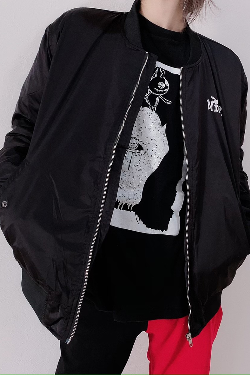 ロックファッション、バンドグッズのGEKIROCK CLOTHING / NieR バックプリントブルゾン