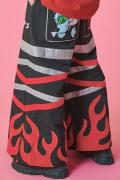 GALFY (ガルフィー) サイバーガルフィーファットパンツ RED