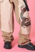 GALFY (ガルフィー) ちょいYABAワークパンツ BEIGE