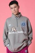 GALFY (ガルフィー)  球蹴りチームハーフジップ GRAY