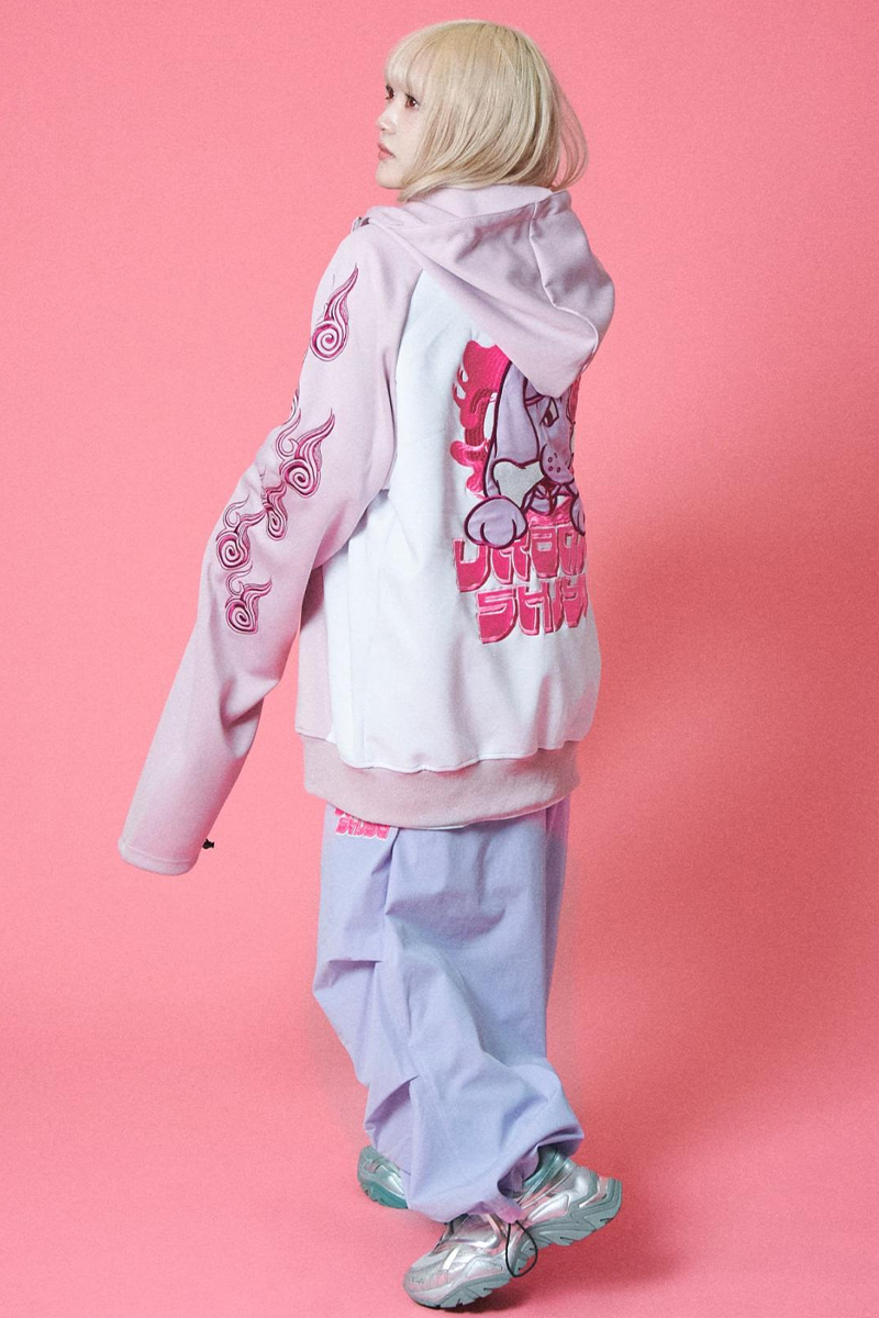 GALFY (ガルフィー) うらめしやパーカー PINK / ロックファッション GALFY (ガルフィー) うらめしやパーカー PINK / ロックファッション
