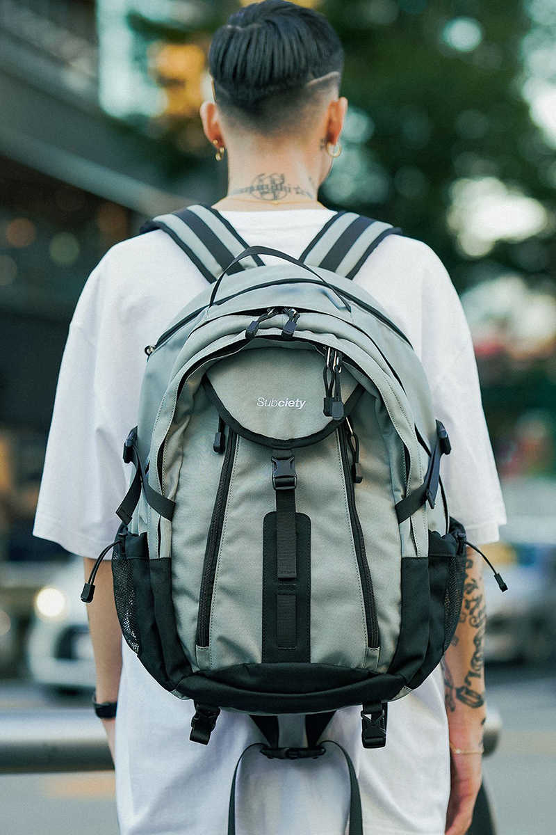 Subciety (サブサエティ) DRIFTER BACKPACK GRAY