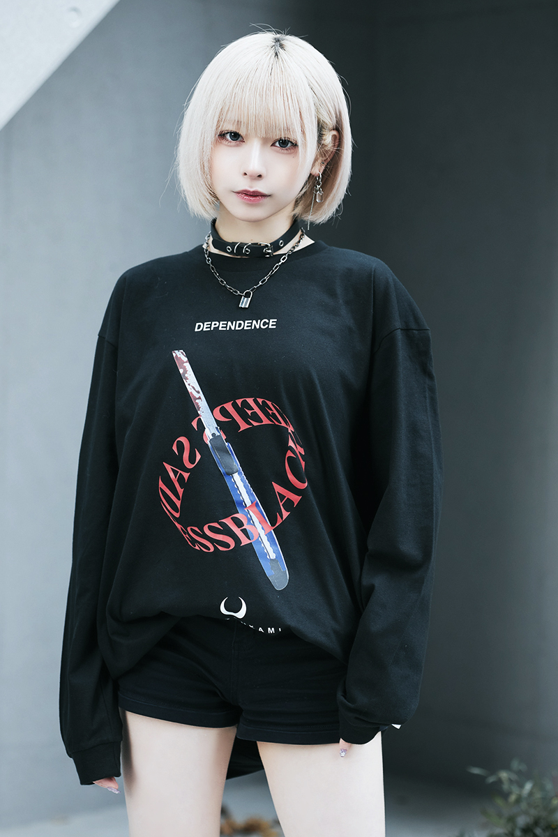 アマツカミ 証明/self harm L/S T-shirt