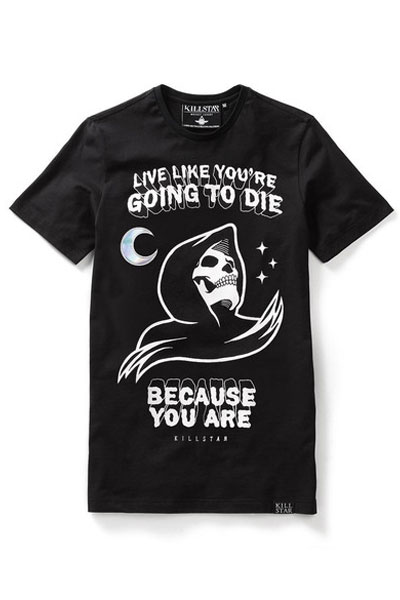 KILL STAR CLOTHING(キルスター・クロージング)  Certain Death T-Shirt