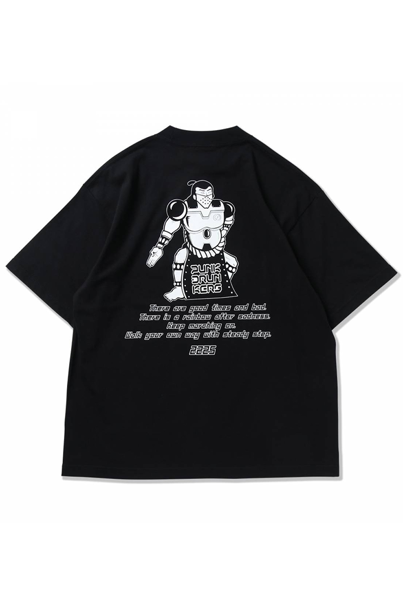 PUNK DRUNKERS (パンクドランカーズ) NEO国技TEE - BLACK