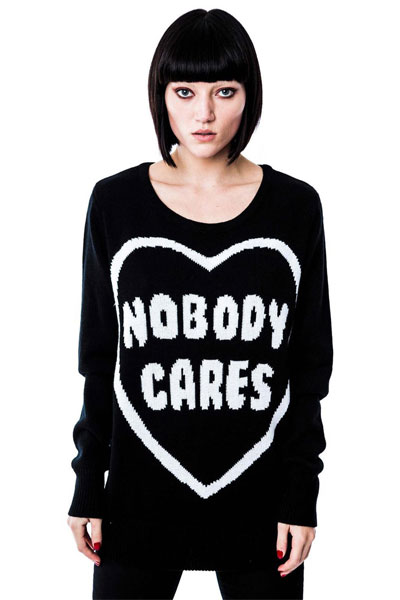 KILL STAR CLOTHING(キルスター・クロージング)  Nobody Knit Sweater