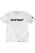 BILLIE EILISH UNISEX TEE BLACK RACER LOGO (SLEEVE PRINT)