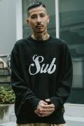Subciety（サブサエティ） DAMAGED SWEAT BLACK