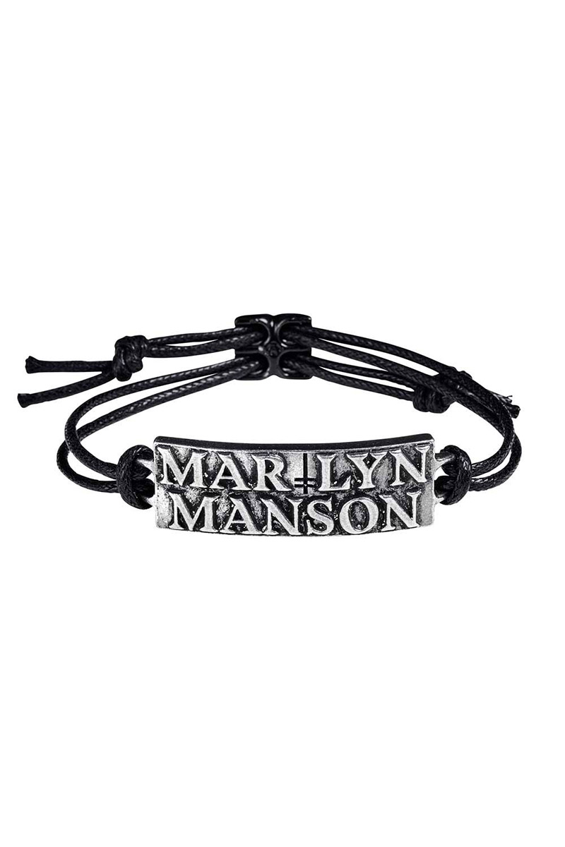 MARILYN MANSON WRIST STRAP LOGO