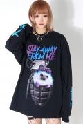 TRAVAS TOKYO　Armed Hedgehog2 L/S Tee　BLACK