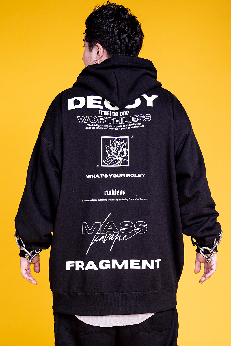 KAVANE Clothing "DECOY"OVERSIZE HOODIE(blk)