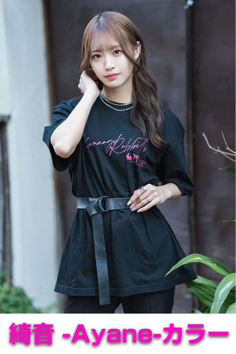 神薙ラビッツ×アマツカミ× GEKIROCK CLOTHINGコラボ・Tシャツ　桃色