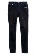 Zephyren (ゼファレン) CLASHED SKINNY BLACK