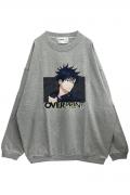 呪術廻戦×over print (オーバープリント) sweatshirts like L/S Tee 伏黒恵